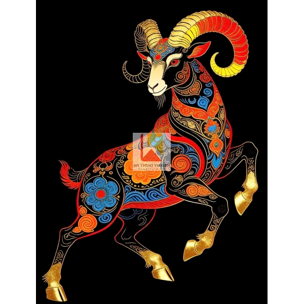 mô hình linh vật dê