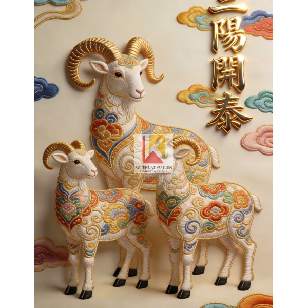 mô hình linh vật dê