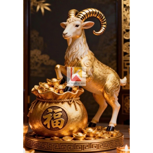 mô hình linh vật dê