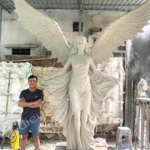 Tượng thiên thần có cánh đẹp, tượng thiên thần cao 3,5 m